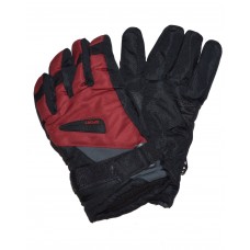 Детские перчатки 38-черный-красный